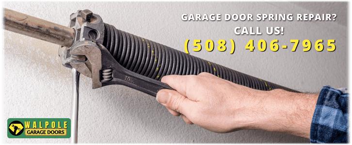 Broken Garage Door Spring Walpole MA